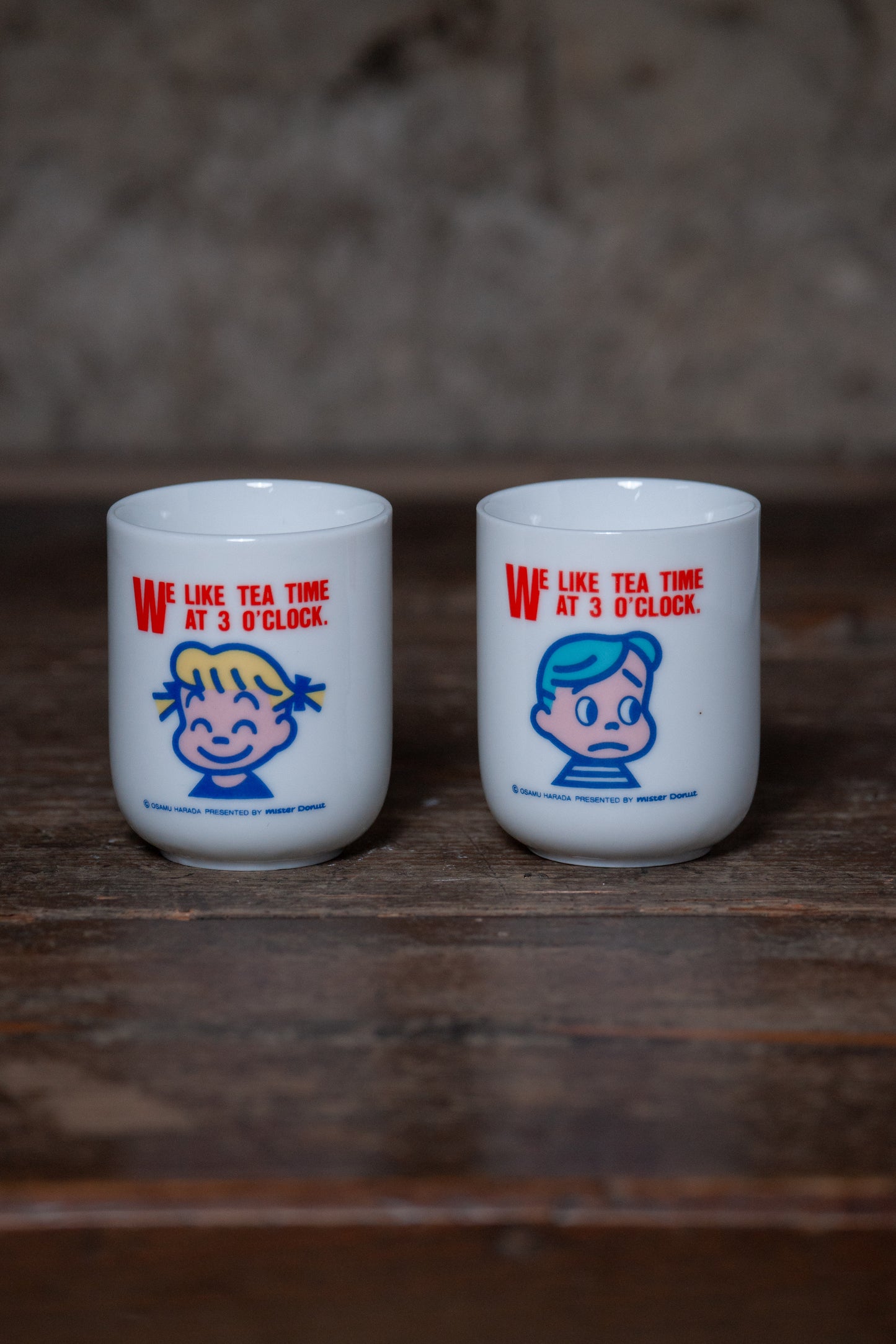 ミスタードーナツ×原田治 ヴィンテージカップ ペア