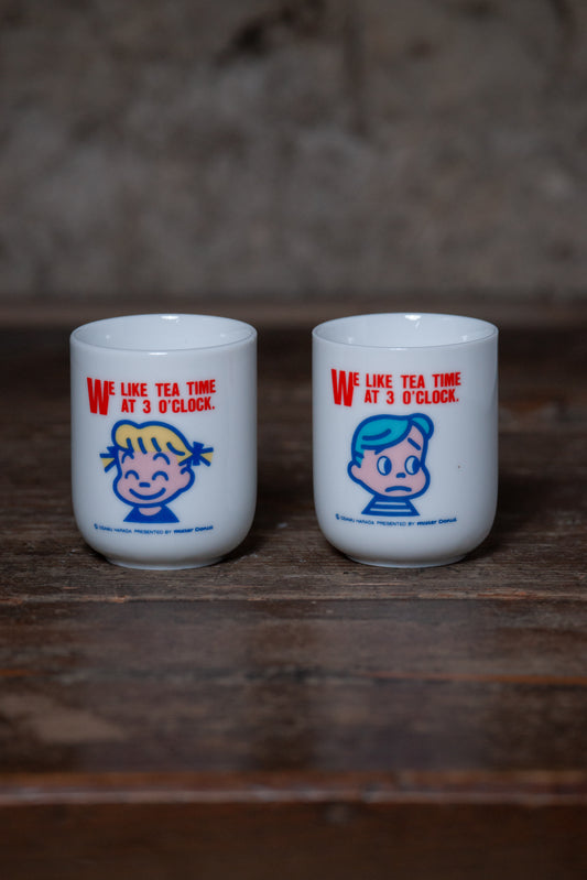 ミスタードーナツ×原田治 ヴィンテージカップ ペア